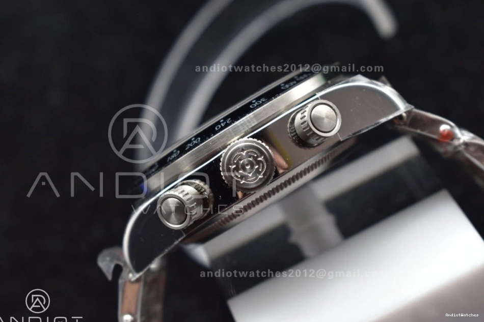 SS A Black Best Dial Chrono Bay TWS HighQuality SS White Edition 522 Bracelet 1:1 on 0404